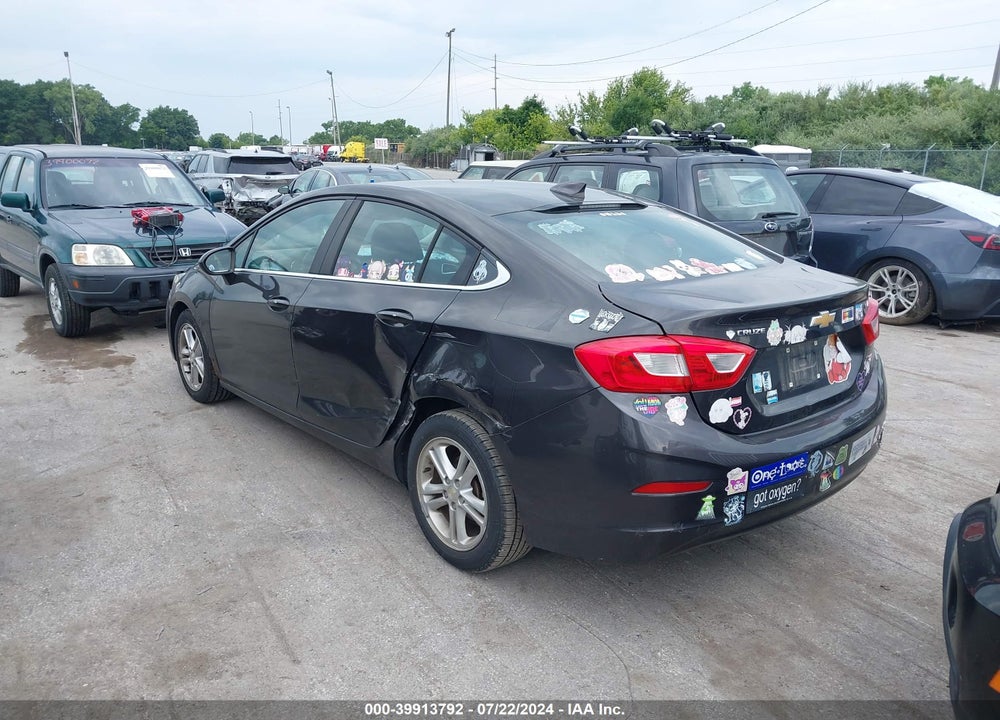 2016 CHEVROLET CRUZE LT AUTO VIN: 1G1BE5SM3G7284547