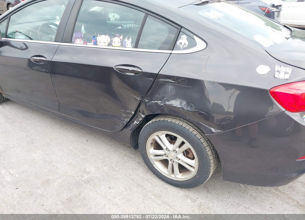 2016 CHEVROLET CRUZE LT AUTO VIN: 1G1BE5SM3G7284547