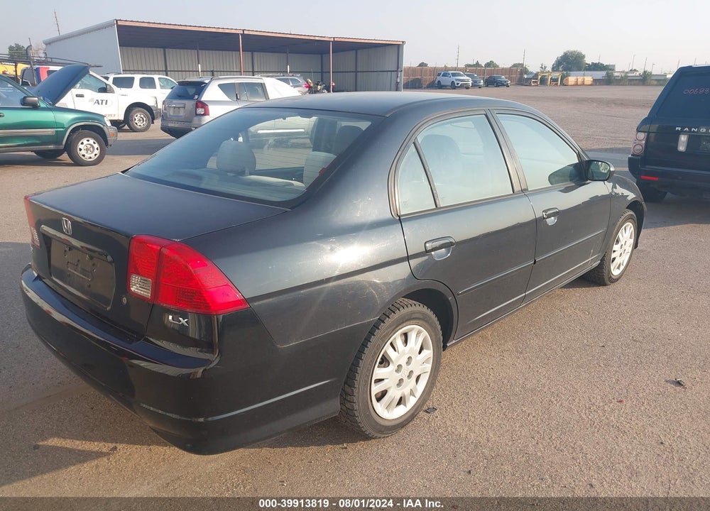 2004 HONDA CIVIC LX VIN: 2HGES16534H618067