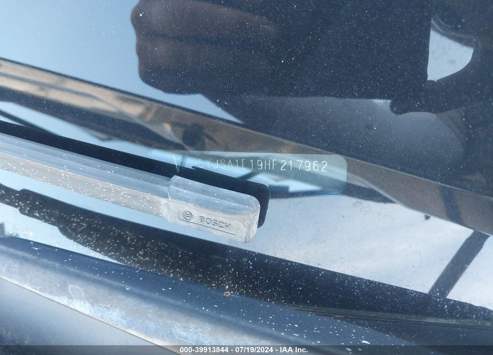 2017 TESLA MODEL S 60/75 VIN: 5YJSA1E19HF217962