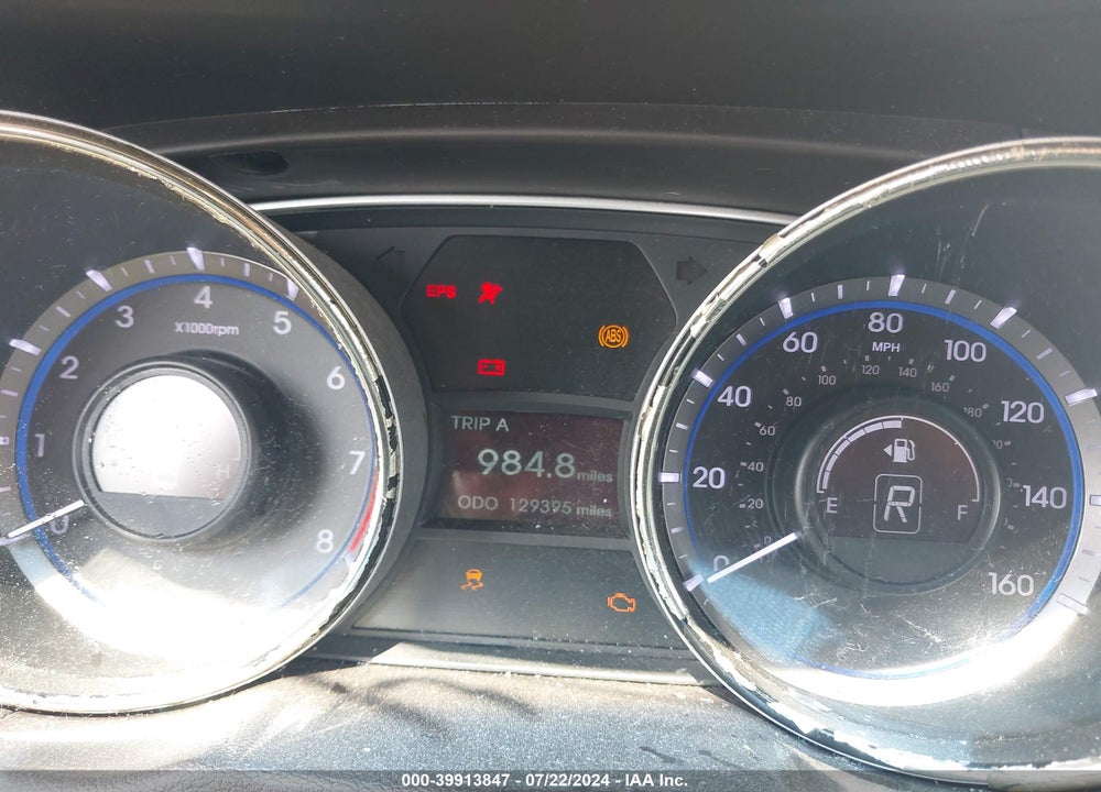 2013 HYUNDAI SONATA GLS VIN: 5NPEB4AC5DH586185