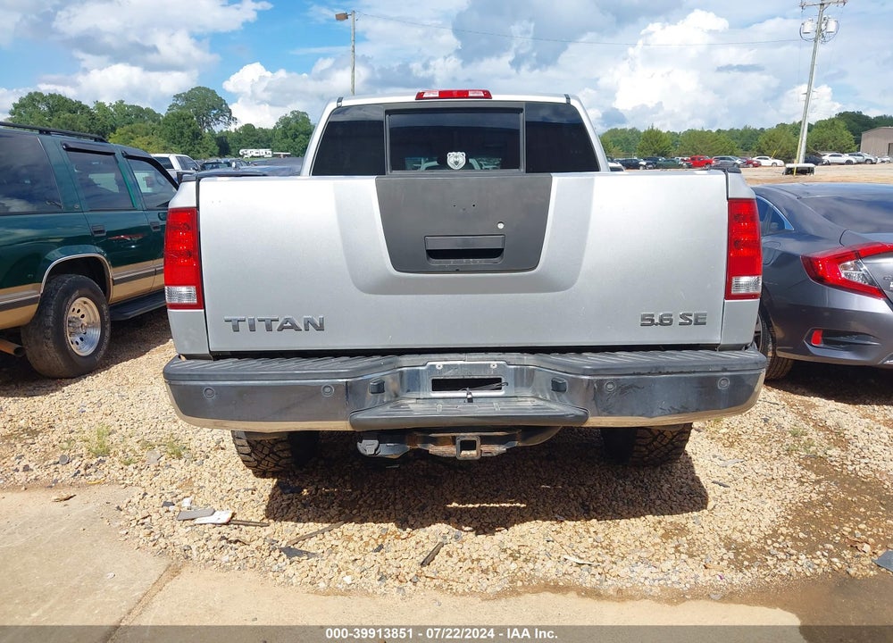 2008 NISSAN TITAN VIN: 1N6AA07C68N329489