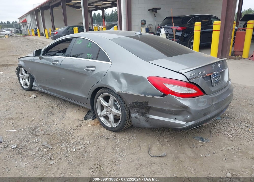 2012 MERCEDES-BENZ CLS 550 4MATIC VIN: WDDLJ9BB3CA053714