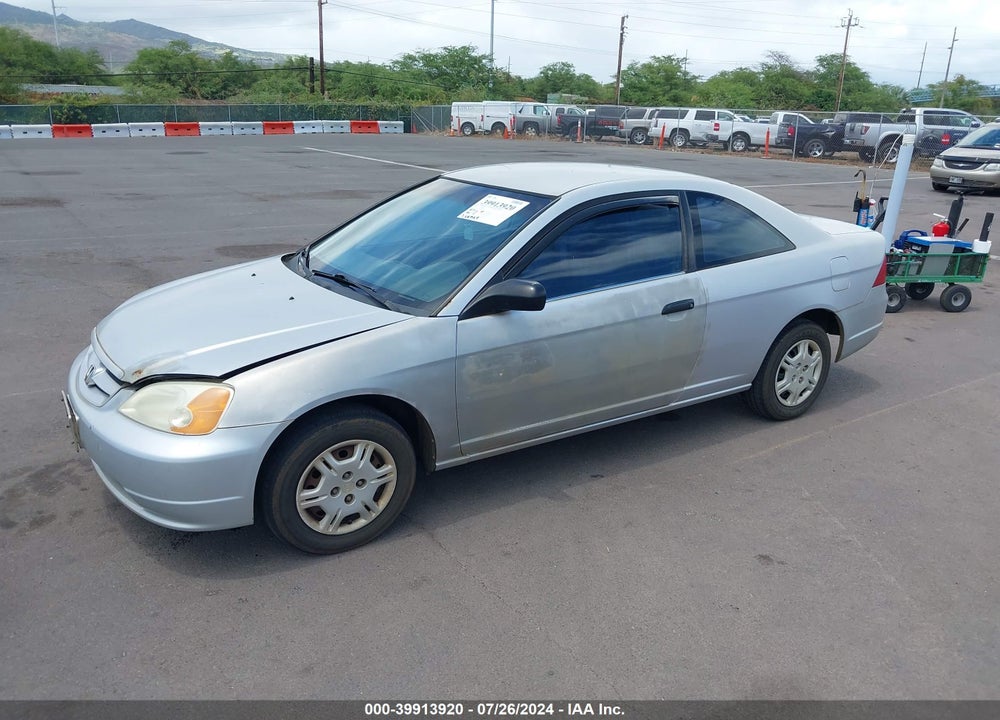 2001 HONDA CIVIC DX VIN: 1HGEM21251L084923