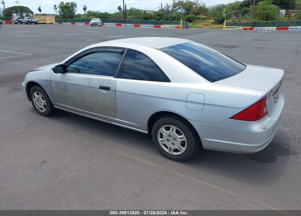 2001 HONDA CIVIC DX VIN: 1HGEM21251L084923