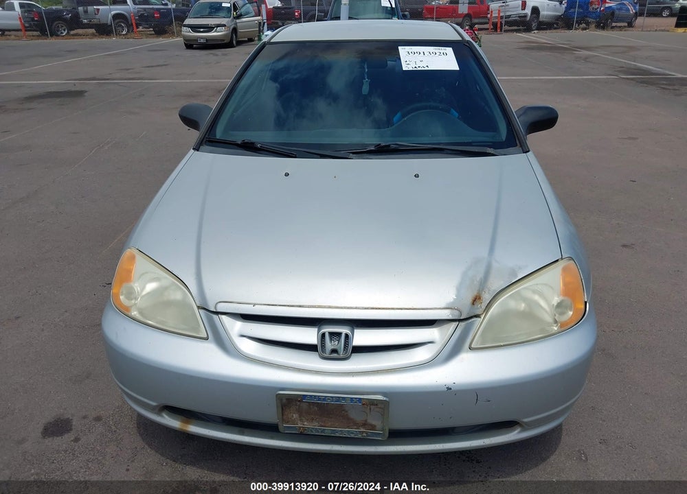 2001 HONDA CIVIC DX VIN: 1HGEM21251L084923