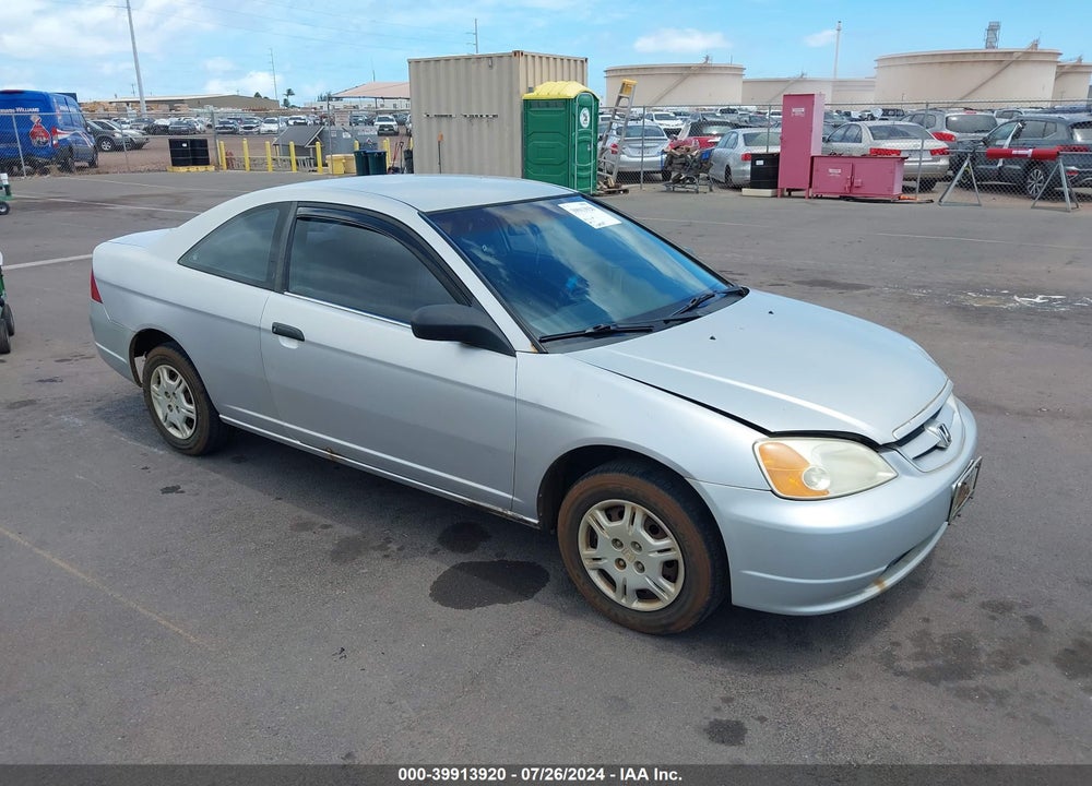 2001 HONDA CIVIC DX VIN: 1HGEM21251L084923