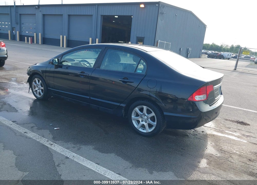 2009 HONDA CIVIC LX VIN: 19XFA16599E037780