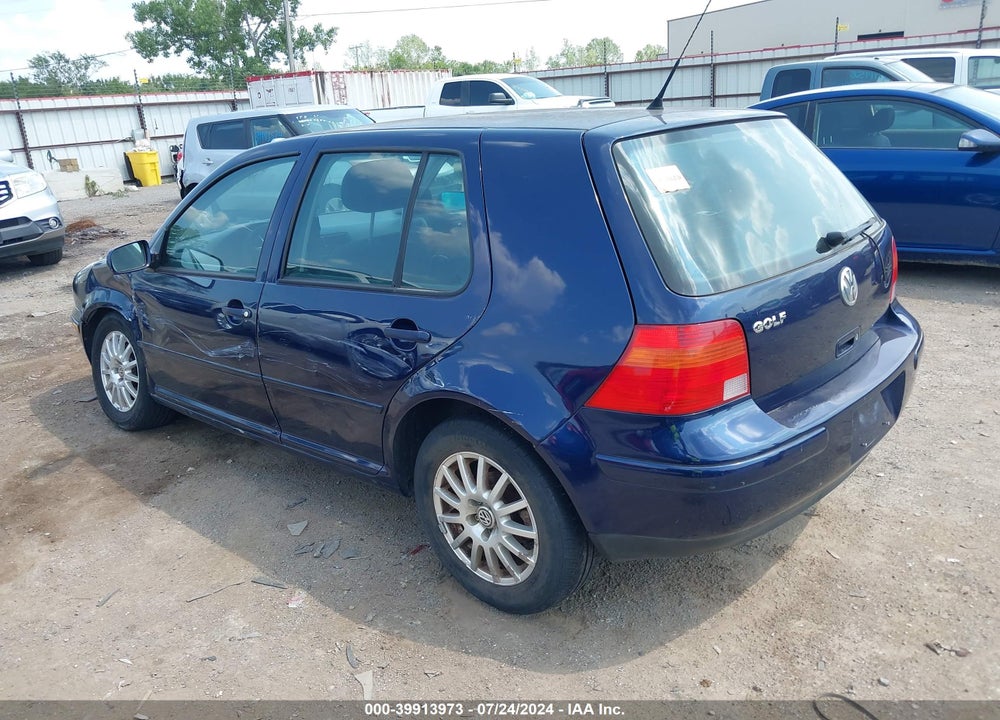 2003 VOLKSWAGEN GOLF GLS 2.0L VIN: 9BWGK61J934014971
