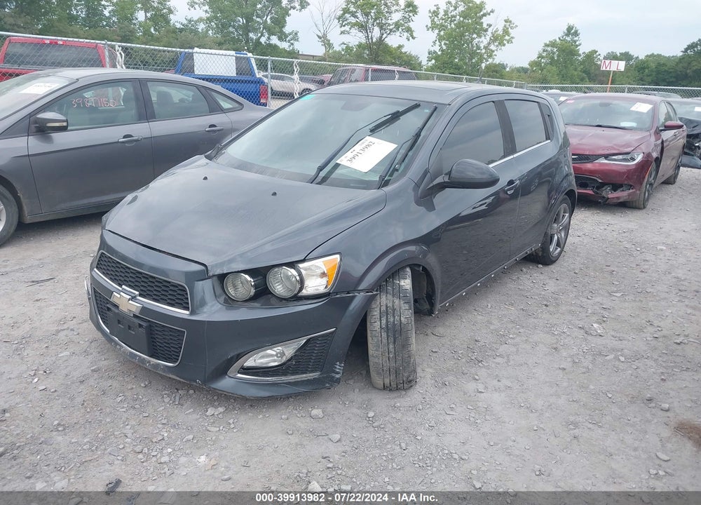 2013 CHEVROLET SONIC RS MANUAL VIN: 1G1JH6SB8D4231055