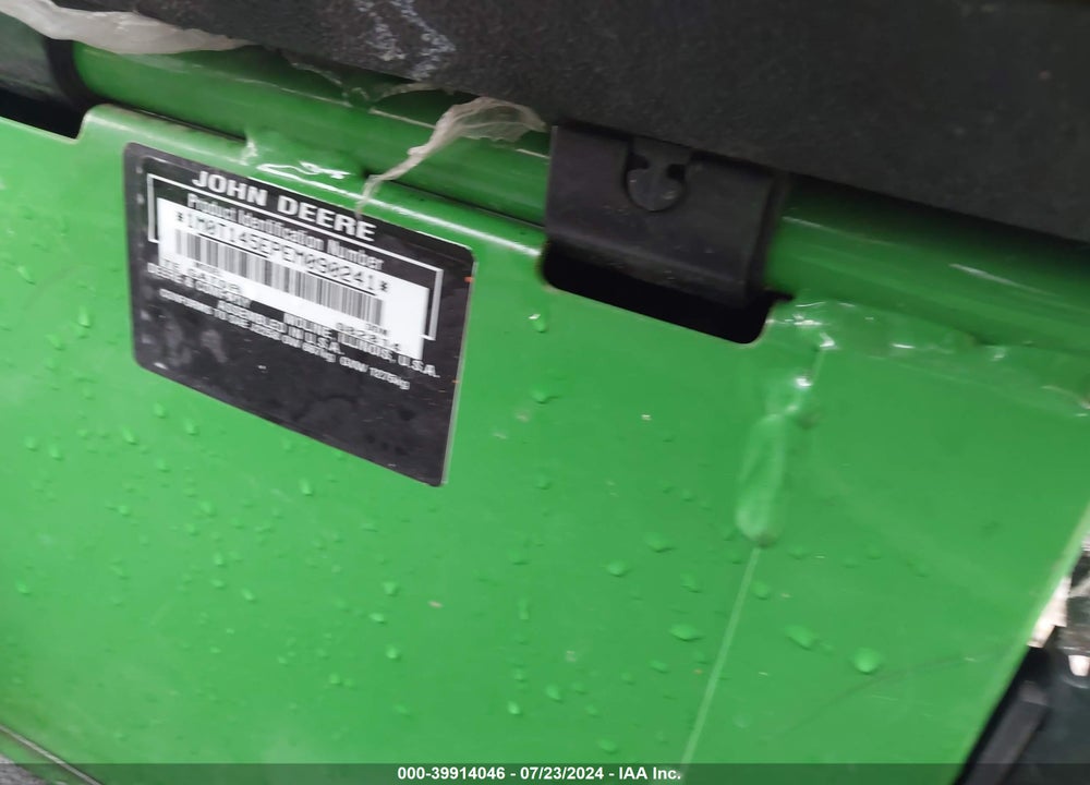 2014 JOHN DEERE TE 4X2 VIN: 1M0T145EPEM090241
