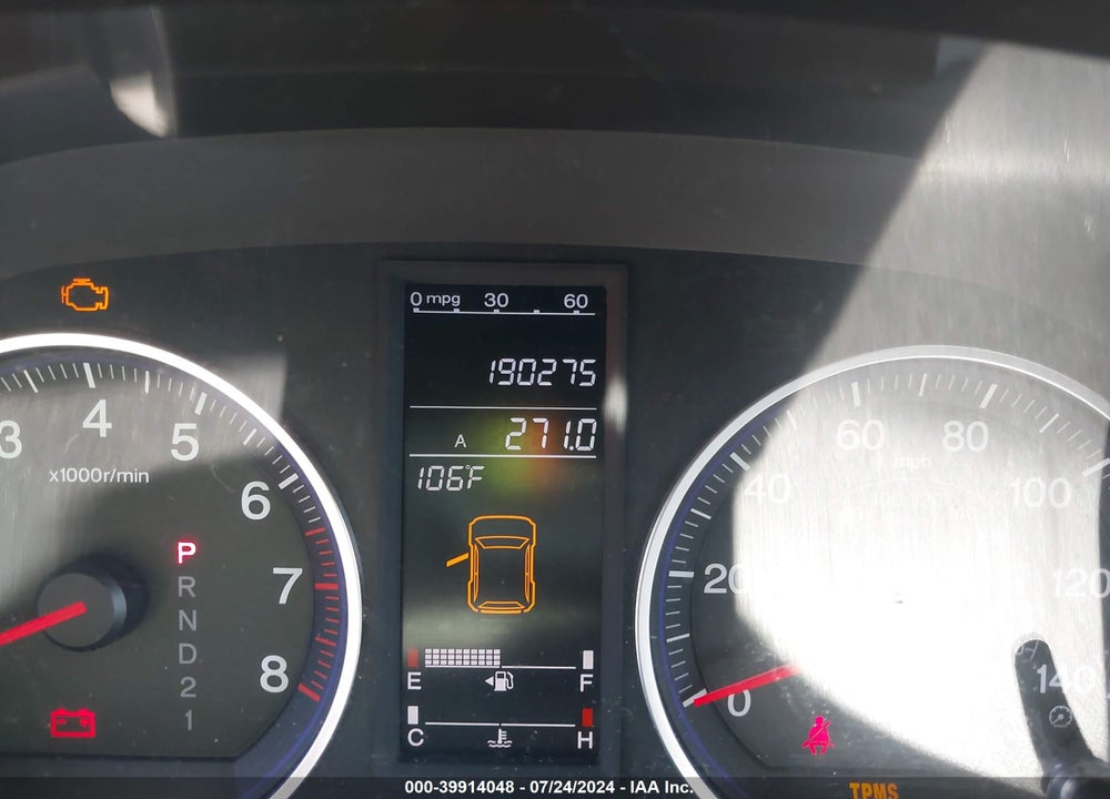 2007 HONDA CR-V EX-L VIN: JHLRE487X7C065564