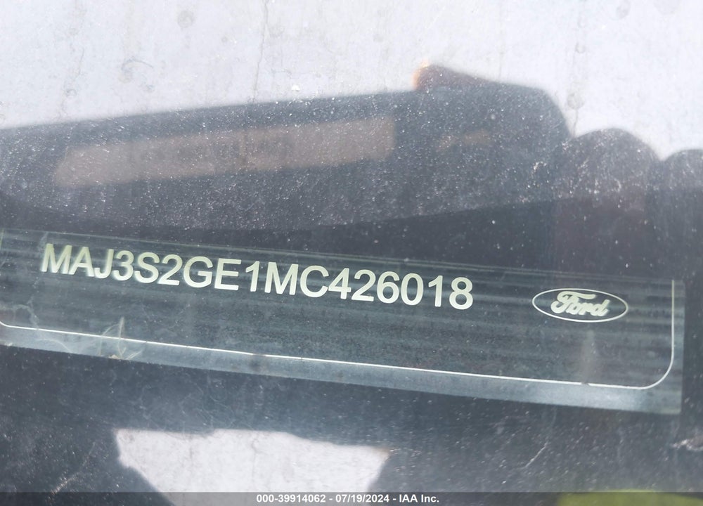 2021 FORD ECOSPORT SE VIN: MAJ3S2GE1MC426018