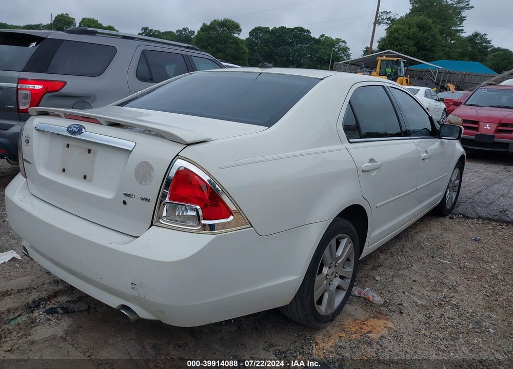 2008 FORD FUSION SEL VIN: 3FAHP08168R144620