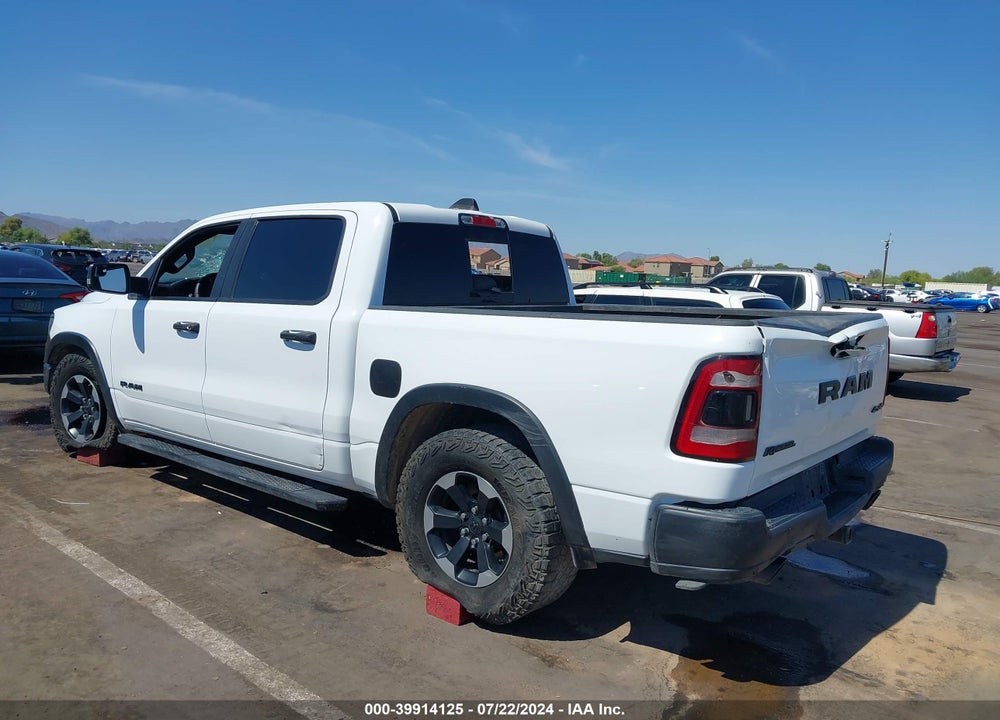 2019 RAM 1500 REBEL 4X4 5'7 BOX VIN: 1C6SRFLT6KN790375