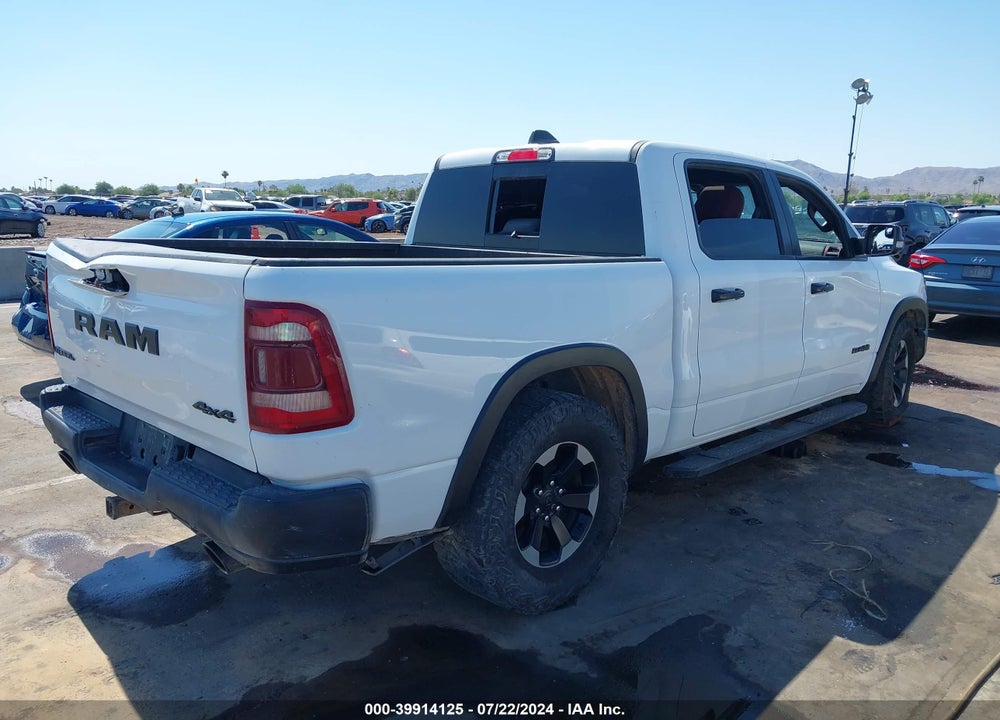 2019 RAM 1500 REBEL 4X4 5'7 BOX VIN: 1C6SRFLT6KN790375