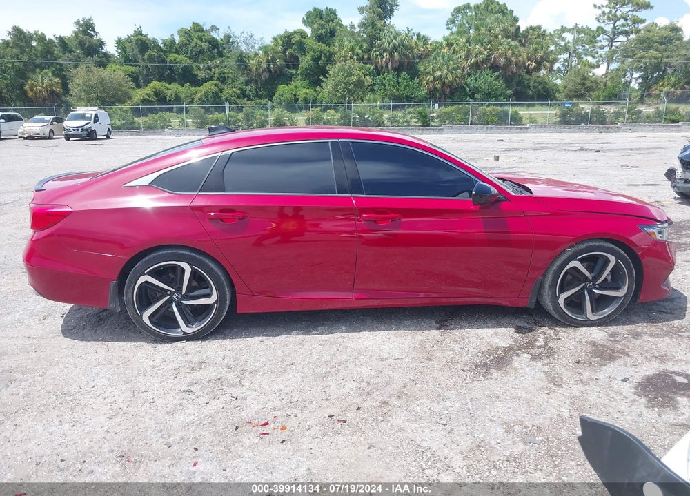 2021 HONDA ACCORD SPORT VIN: 1HGCV1F33MA082118