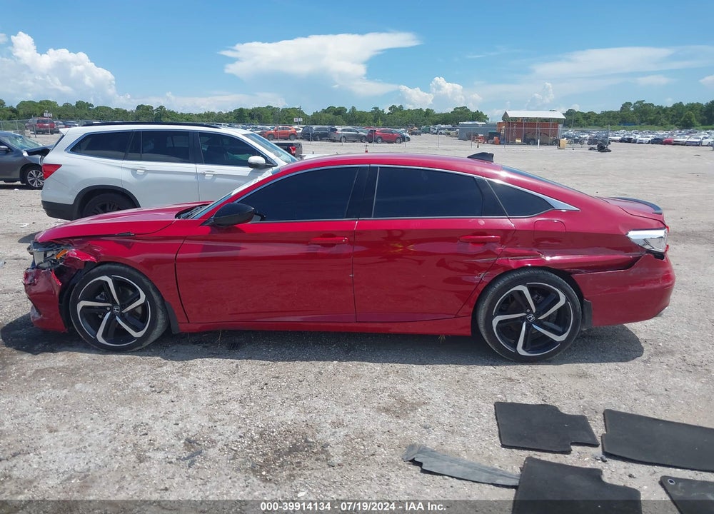 2021 HONDA ACCORD SPORT VIN: 1HGCV1F33MA082118