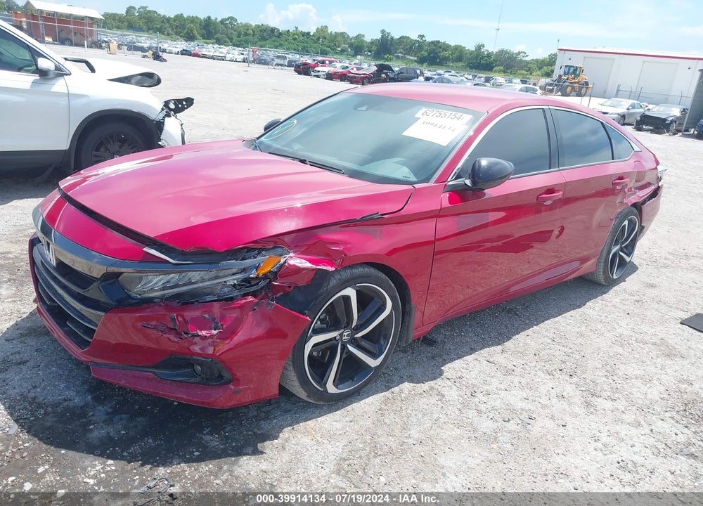 2021 HONDA ACCORD SPORT VIN: 1HGCV1F33MA082118