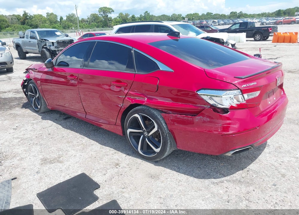 2021 HONDA ACCORD SPORT VIN: 1HGCV1F33MA082118