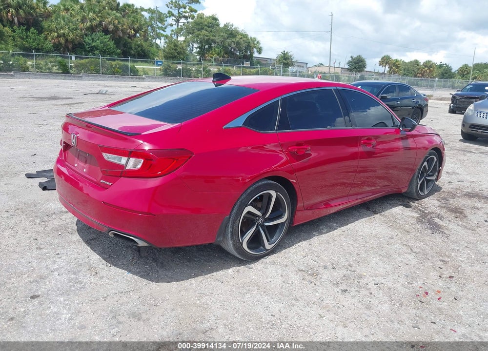 2021 HONDA ACCORD SPORT VIN: 1HGCV1F33MA082118