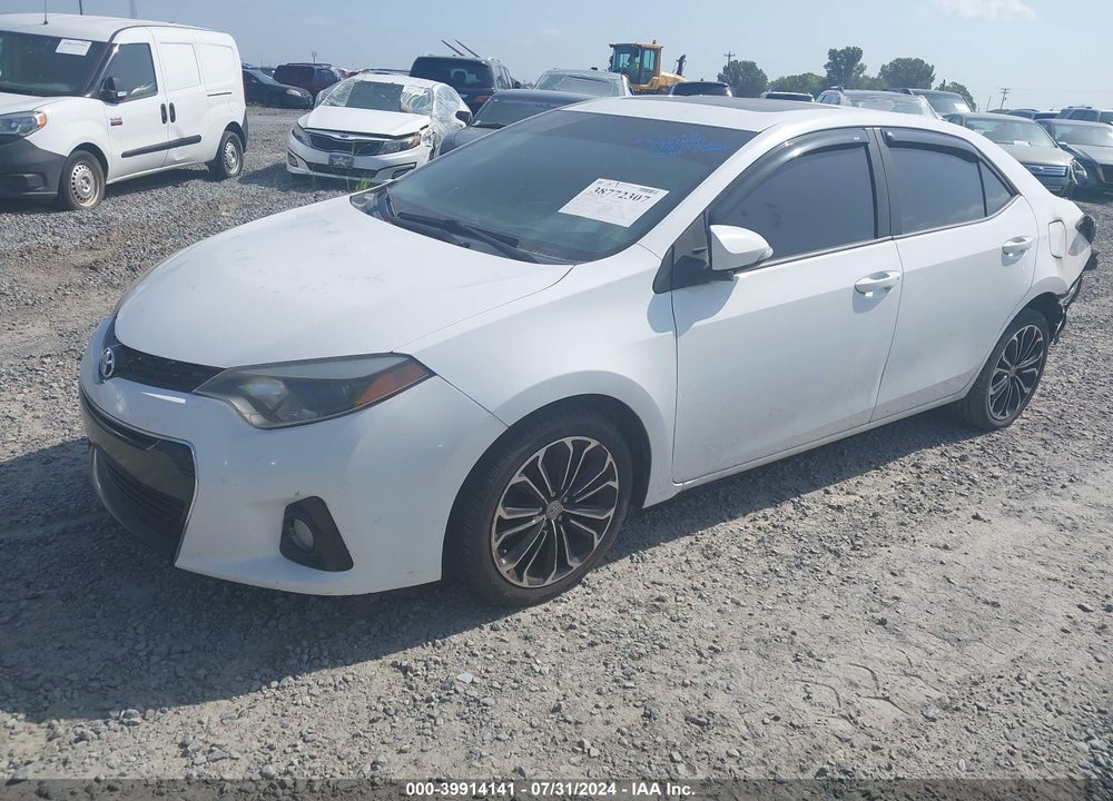 2014 TOYOTA COROLLA S PLUS VIN: 2T1BURHE6EC015164