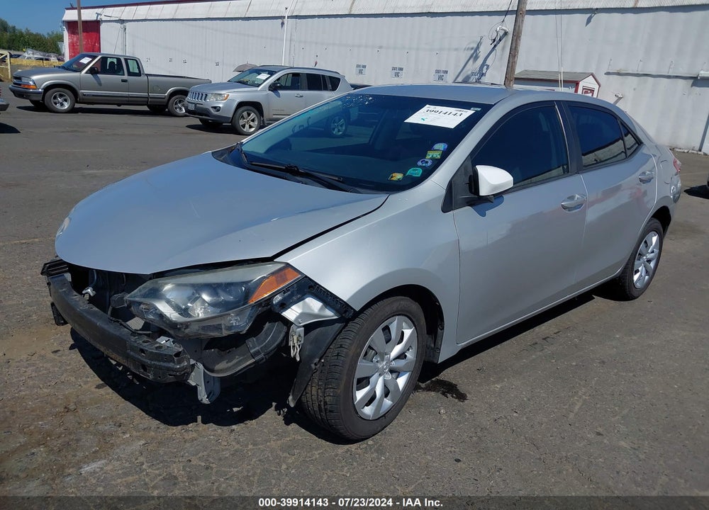 2014 TOYOTA COROLLA LE VIN: 2T1BURHE9EC032671