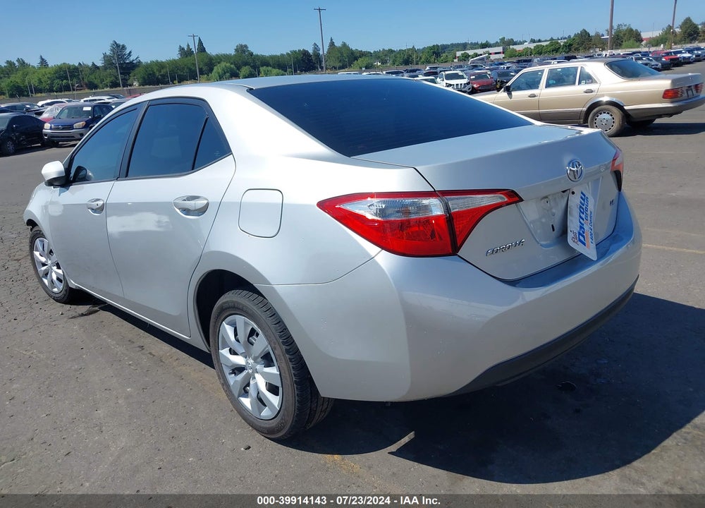2014 TOYOTA COROLLA LE VIN: 2T1BURHE9EC032671