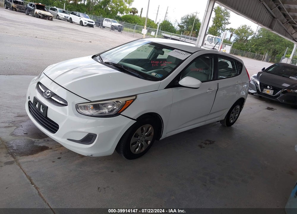 2017 HYUNDAI ACCENT SE VIN: KMHCT5AE7HU307564