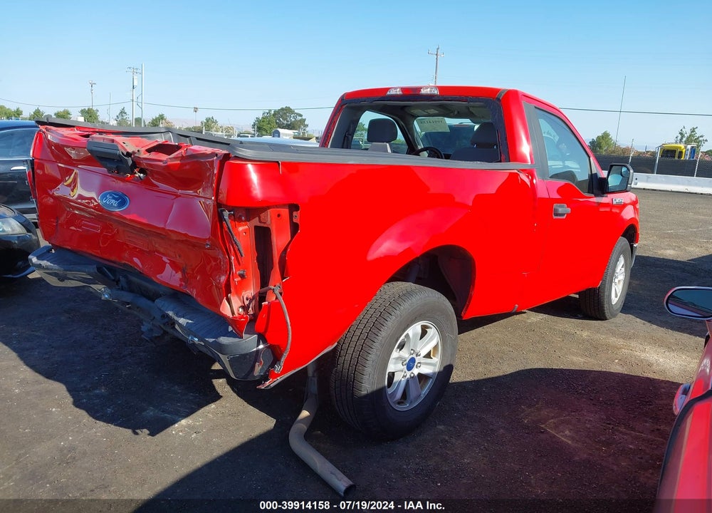 2018 FORD F-150 XL VIN: 1FTMF1CB0JKC16410