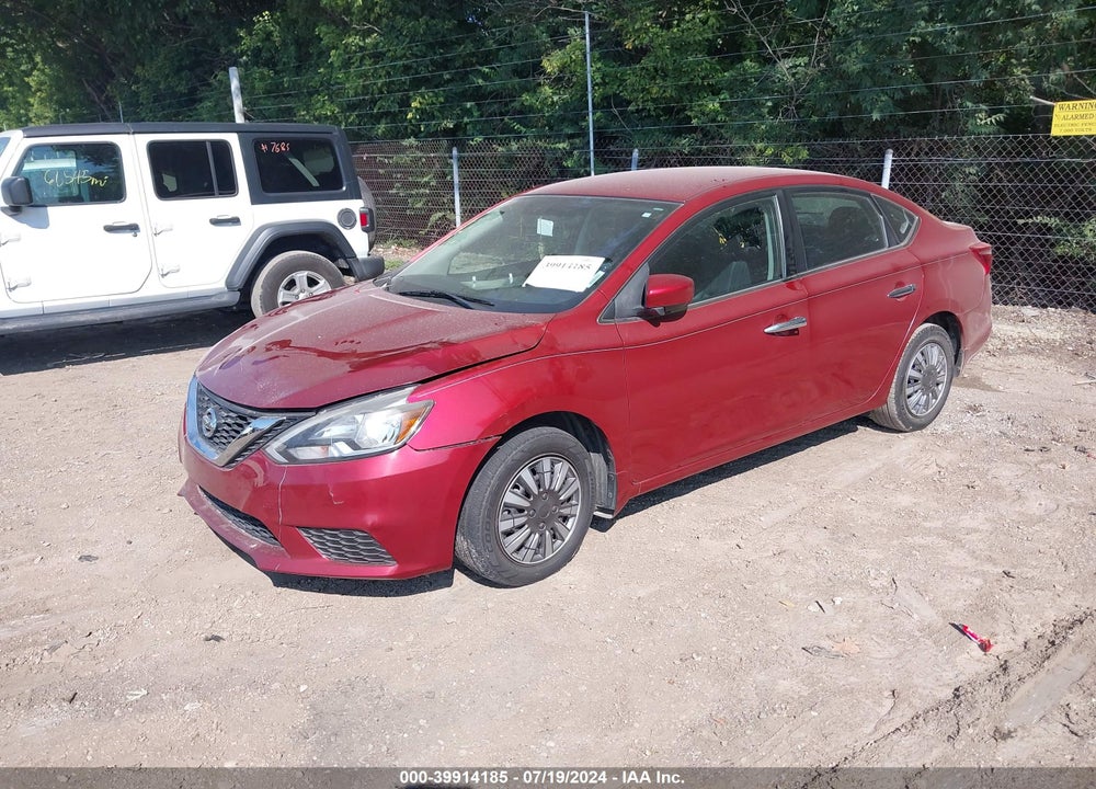 2017 NISSAN SENTRA SV VIN: 3N1AB7AP5HY213355