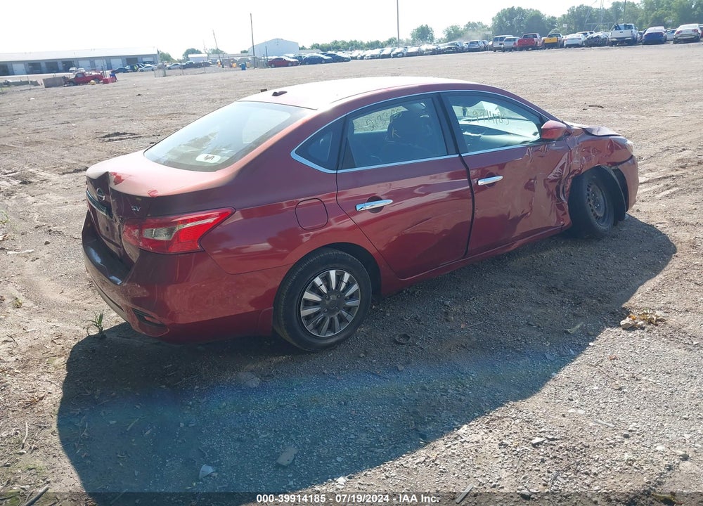 2017 NISSAN SENTRA SV VIN: 3N1AB7AP5HY213355