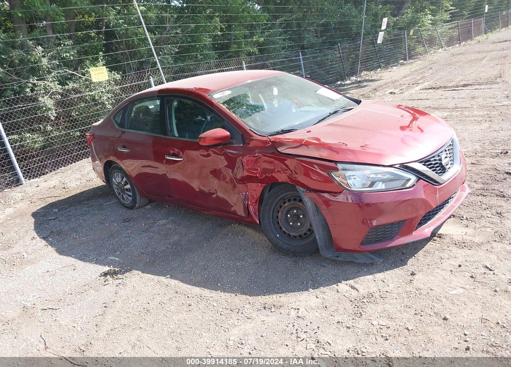 2017 NISSAN SENTRA SV VIN: 3N1AB7AP5HY213355