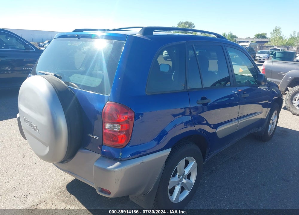 2005 TOYOTA RAV4 VIN: JTEHD20V050049586
