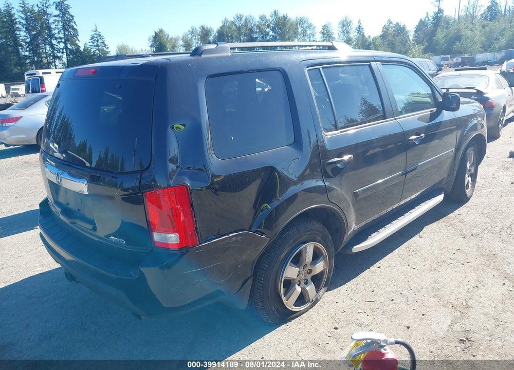 2010 HONDA PILOT EX-L VIN: 5FNYF4H50AB034578