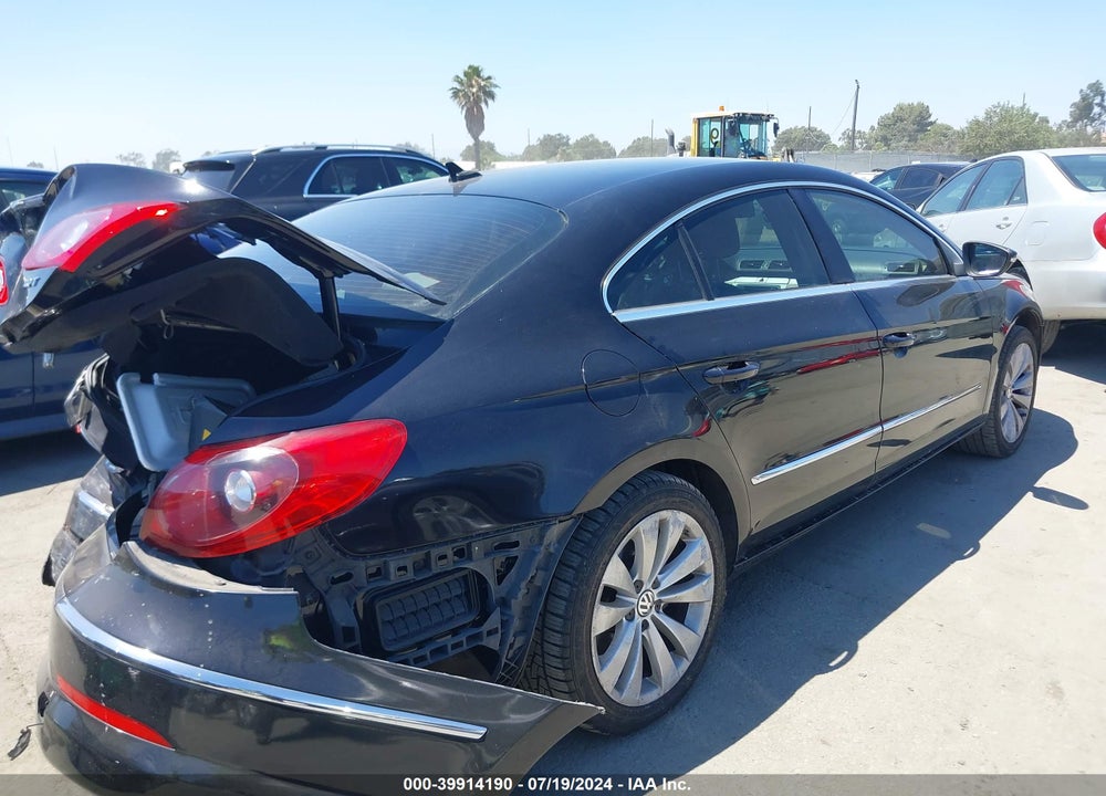 2010 VOLKSWAGEN CC SPORT VIN: WVWMP7AN0AE549041