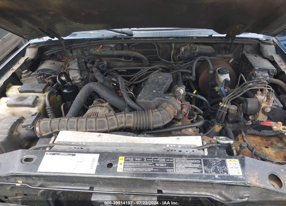 2002 FORD RANGER VIN: 1FTYR10U62PA37016