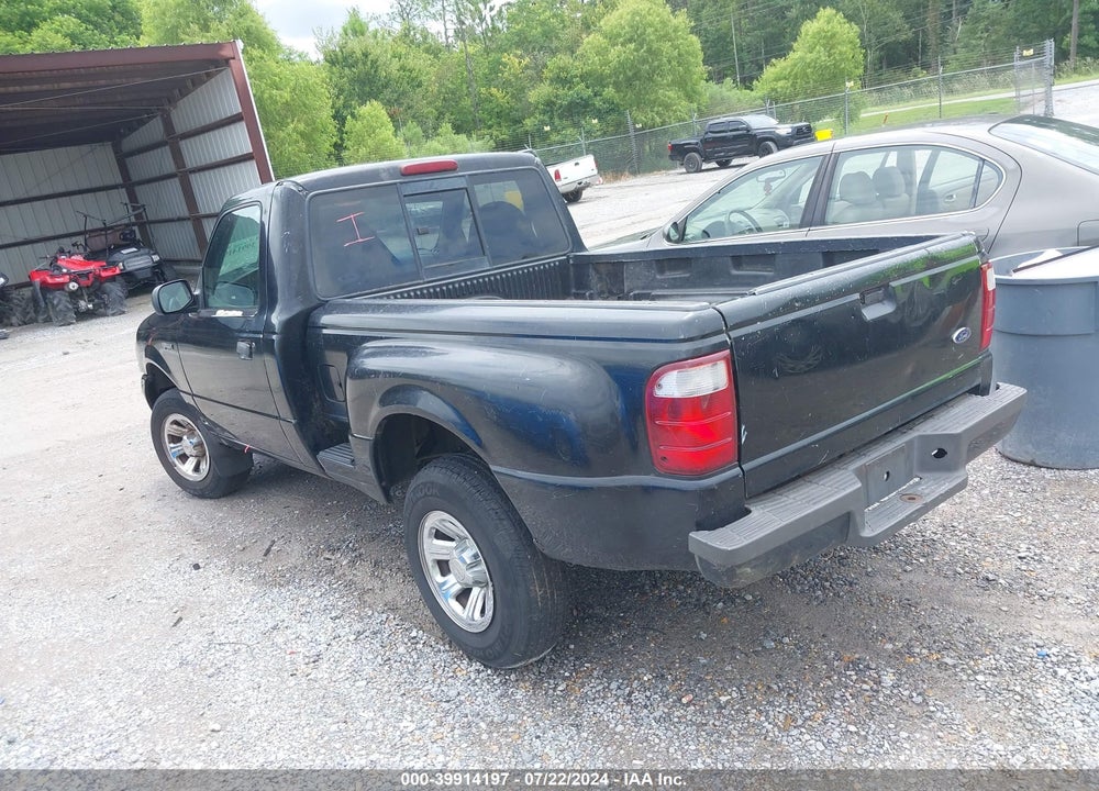 2002 FORD RANGER VIN: 1FTYR10U62PA37016