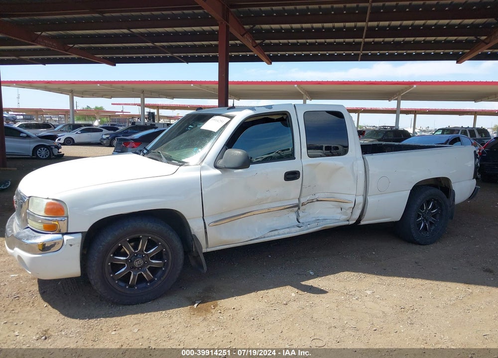 2004 GMC SIERRA 1500 SLE VIN: 2GTEC19T741206667