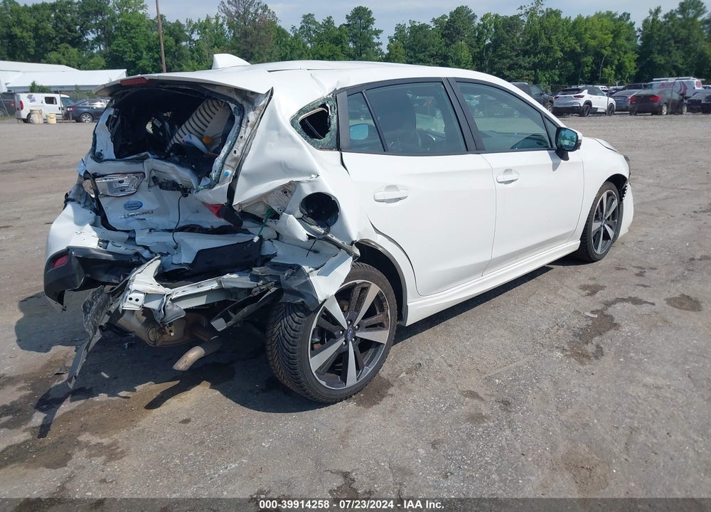 2019 SUBARU IMPREZA 2.0I SPORT VIN: 4S3GTAJ65K3720300