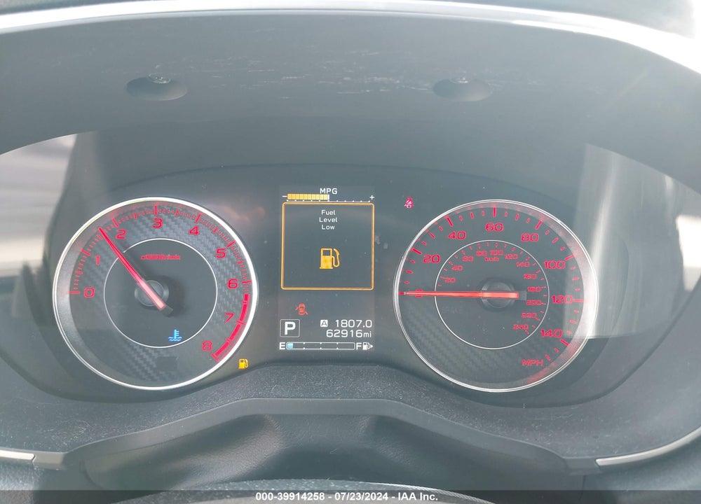 2019 SUBARU IMPREZA 2.0I SPORT VIN: 4S3GTAJ65K3720300