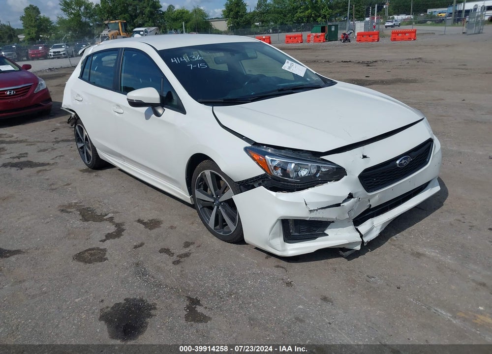 2019 SUBARU IMPREZA 2.0I SPORT VIN: 4S3GTAJ65K3720300