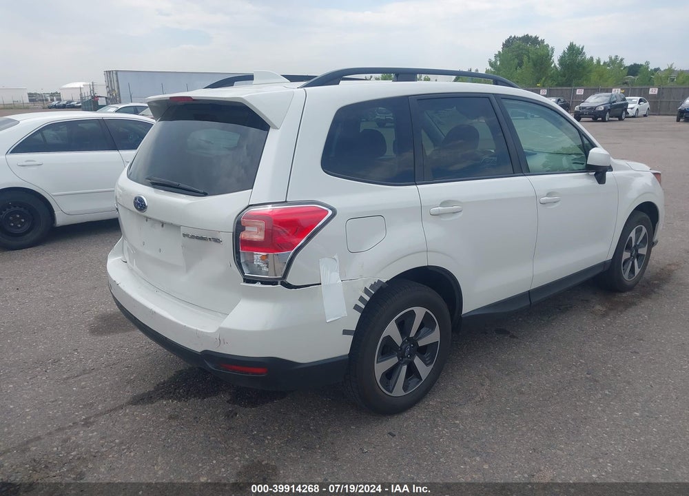 2018 SUBARU FORESTER 2.5I PREMIUM VIN: JF2SJAGC3JH571479