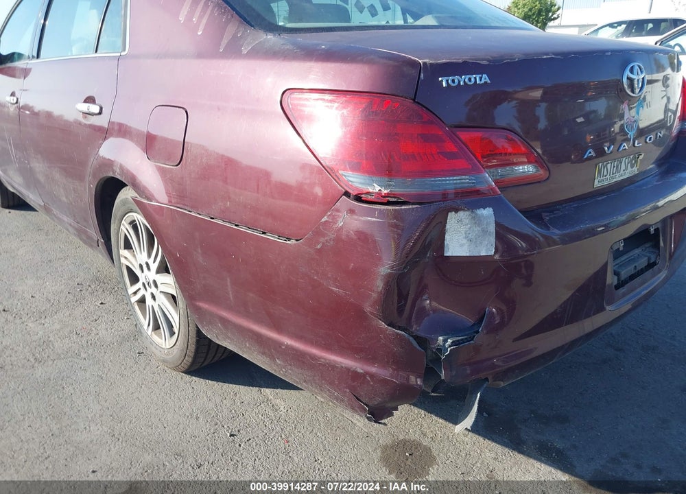 2008 TOYOTA AVALON LIMITED VIN: 4T1BK36B18U259237
