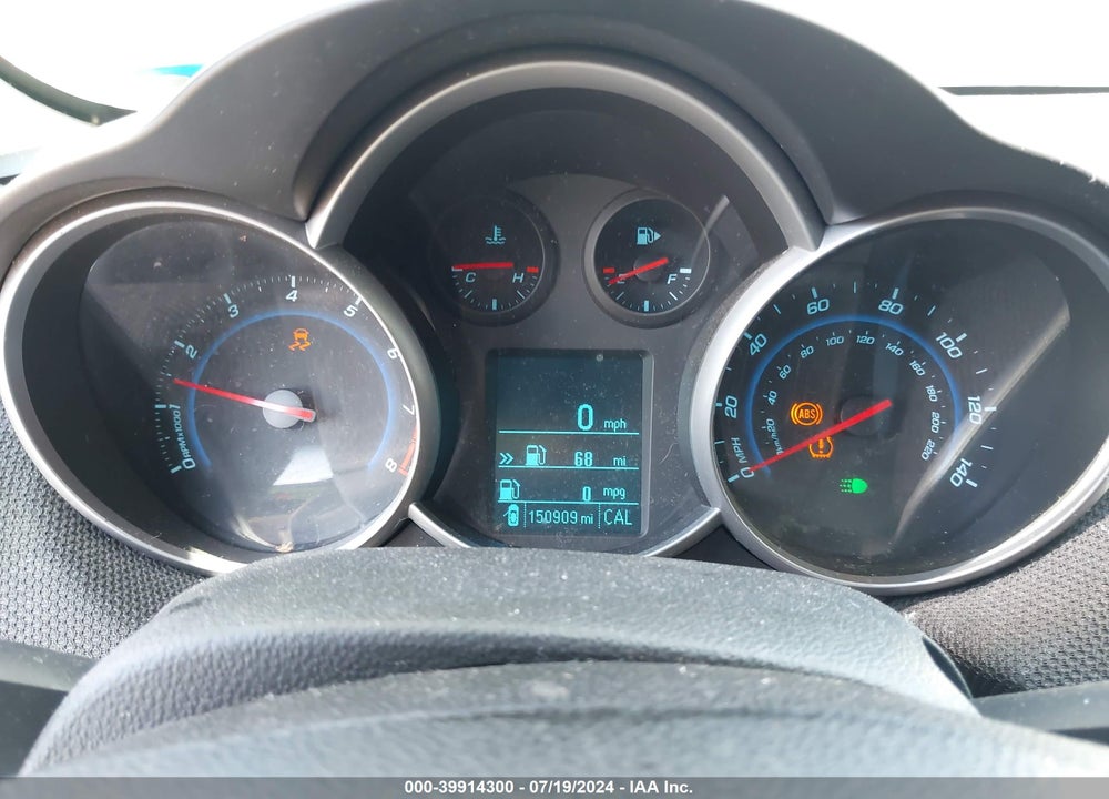 2012 CHEVROLET CRUZE ECO VIN: 1G1PK5SC8C7200254