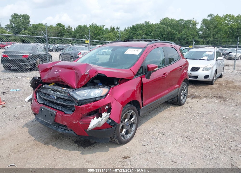 2018 FORD ECOSPORT SES VIN: MAJ6P1CL2JC215287