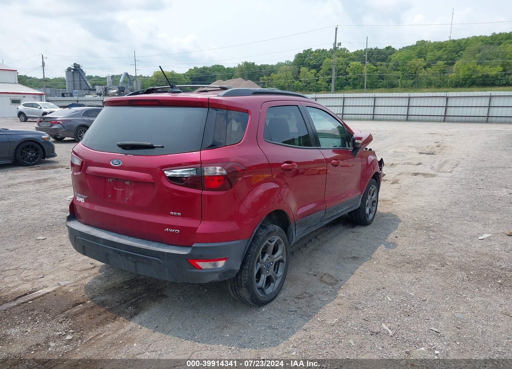 2018 FORD ECOSPORT SES VIN: MAJ6P1CL2JC215287