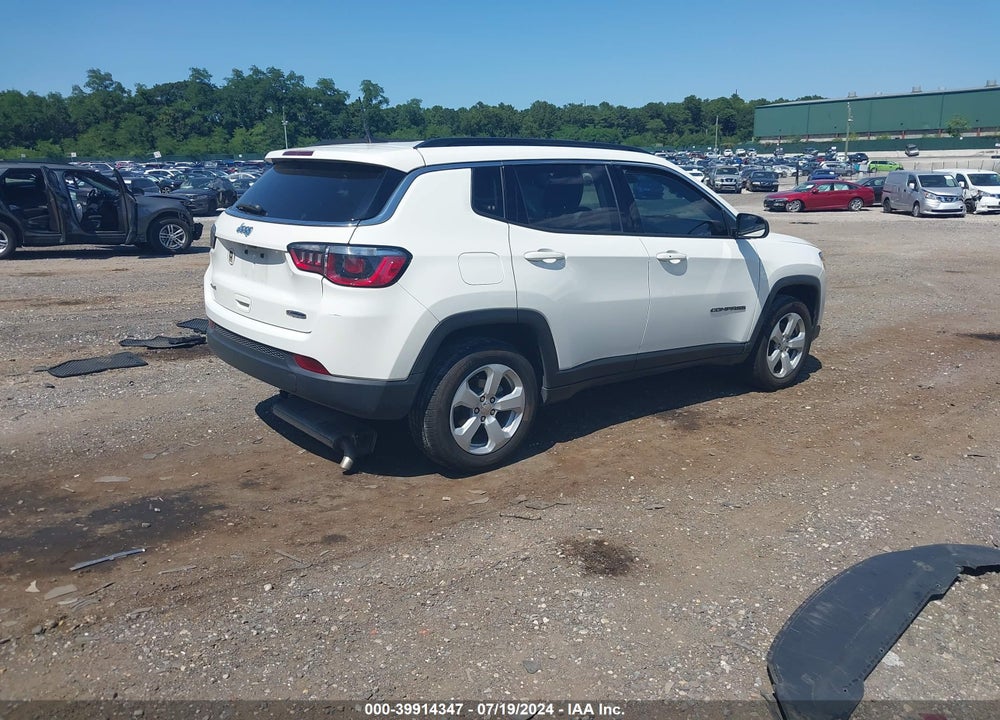 2019 JEEP COMPASS LATITUDE 4X4 VIN: 3C4NJDBB4KT806650