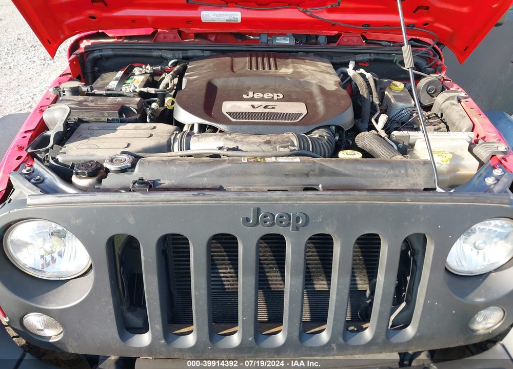 2016 JEEP WRANGLER SPORT VIN: 1C4AJWAG8GL258985