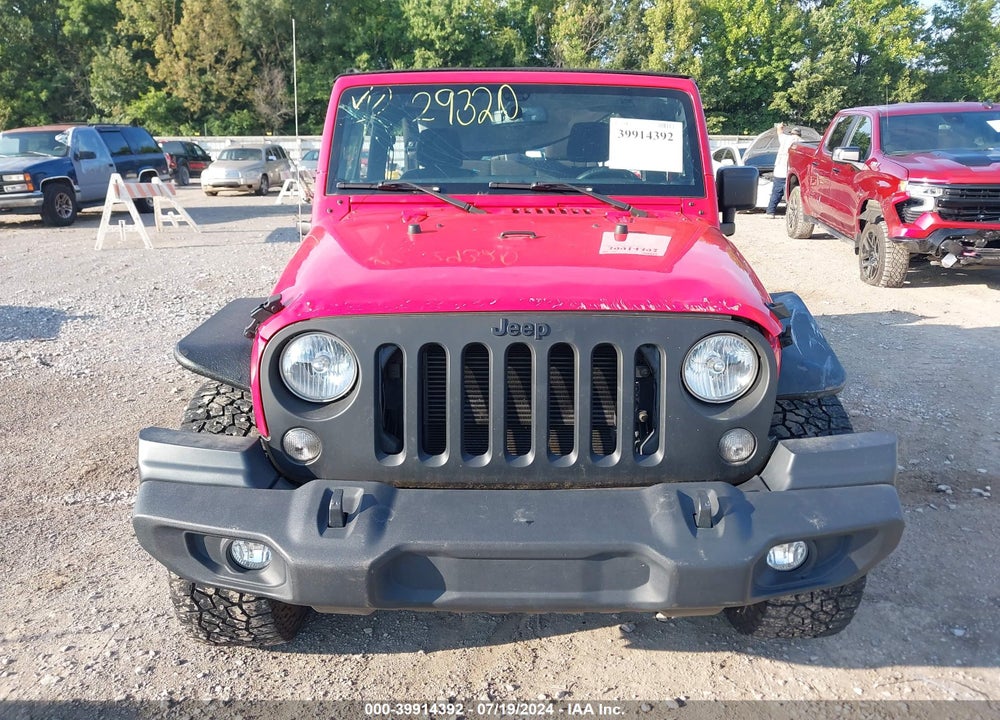 2016 JEEP WRANGLER SPORT VIN: 1C4AJWAG8GL258985